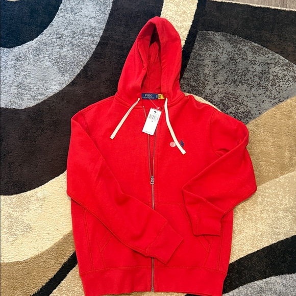 Polo by Ralph Lauren Red Zip-Up Hoodie set - Picture 1 of 5